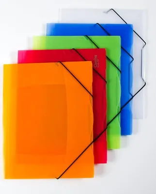 Zdjęcie produktu dla Teczki A4 z gumką Opaline - zielone