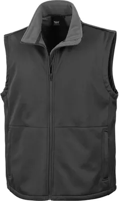 Produktbild von Result Core R214X | Damen Soft Shell Bodywarmer/Weste - Farbe: Black - Größe: S