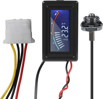 Image de Thermomètre à aiguille pour système de refroidissement à l'eau de PC Mesureur de température