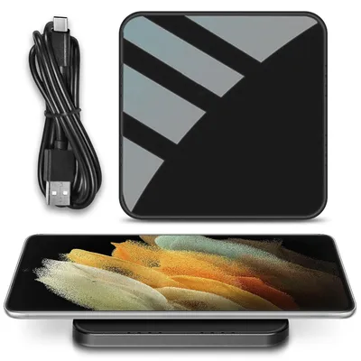 Produktbild von Ladegerät Kabellos Laden 15W Qi Ladestation für Samsung Galaxy S25 Ladematte