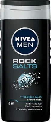 Zdjęcie produktu dla NIVEA Mski el pod prysznic z sol kamienn 250ml