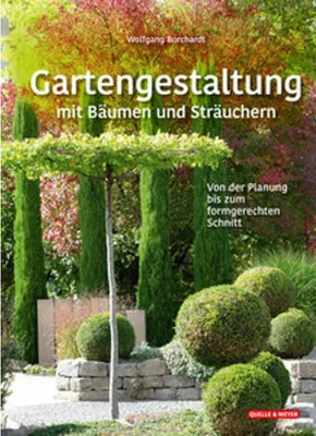 Image de Gartengestaltung mit Bäumen und Sträuchern