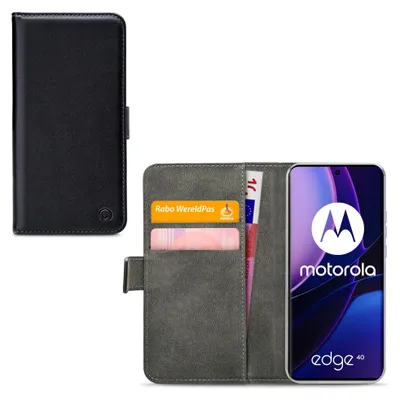 Productafbeelding van Mobilize Classic Gelly Wallet Book Case Motorola Edge 40 Black