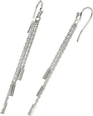 Image de SilberDream Boucles d'oreilles chaîne 3 pcs Femme 925 Argent Bijoux Boucles d'oreilles SDO6706J