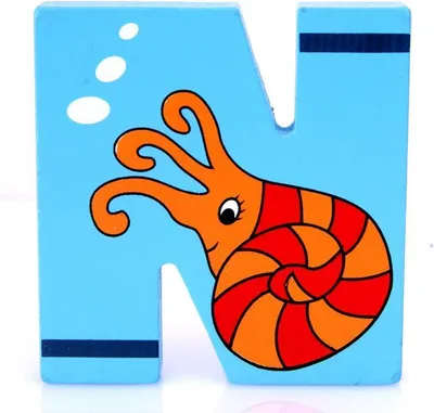 Produktbild von Orange Tree Toys Holzbuchstabe - N 5067064327295