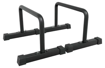 Imagen del producto de Juego de dos paraletas de acero para calistenia y gimnasia