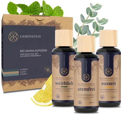 Produktbild von Liebenstein  Saunaaufguss 3er Set - 3 x 100 ml