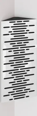 Obrázek produktu pro balení 2 kusů - Úzký akustický rohový lapač basů | Velikost: 23 x 50 cm | Barva: (bílý lesklý plast, WAVE)