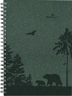 Produktbild von Alpha Edition - Wochenplaner Nature Line Pine 2025 Taschenkalender, 15x21cm, Kalender mit 128 Seiten, Notizbereich, Adressteil, Monatsübersicht und internationales Kalendarium