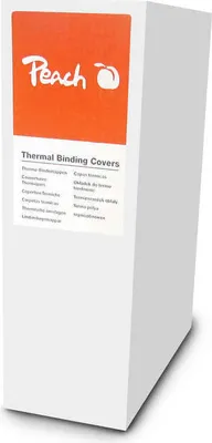 Produktbild von 100x Thermobindemappen A4, 10mm für 100 Blatt, weiß
