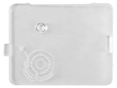Nähmaschinen-Schiebeplatte aus Kunststoff, 41,5 x 32 mm, transparent