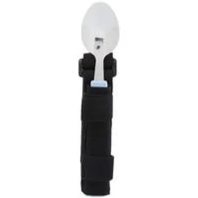 Productafbeelding van Ergonomische eierlepel met extra handgreep, speciaal ontworpen voor senioren, van hoge kwaliteit, duurzaam ontwerp, bestek