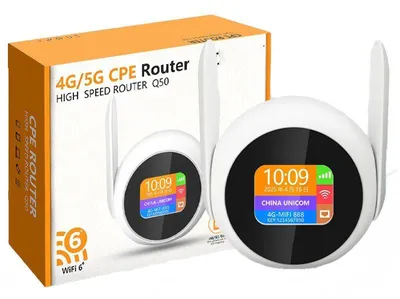 Image de Routeur 4G LTE WiFi 6 ZELURXX, 300 Mbit/s, Nano-SIM, routeur WLAN mobile, RJ45, jusqu'à 8 appareils, blanc
