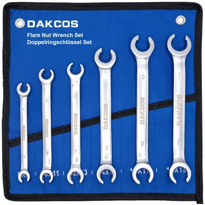 Obrázok produktu pre Sada 6-dielnych klieští s otvorenými koncami (dvojitá sada)