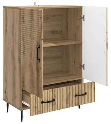 Image de Buffet vidaXL en chêne Artisan 66 x 34,5 x 95 cm, aggloméré