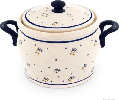 Produktbild von Original Bunzlauer Keramik 1,75 Liter Rumtopf Einlegetopf Gurkentopf Mehrzwecktopf Keramiktopf im Design 111