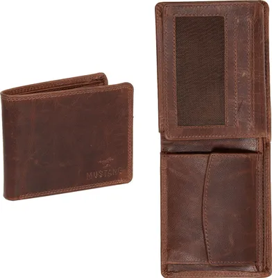 Produktbild von MUSTANG Leder Geldbörse Udine Wallet Brown braun