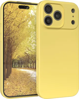 Produktbild von EAZY CASE - TPU Hülle für Apple iPhone 17 Pro Max, TPU Case stoßfeste Handyhülle, weiches Cover mit Kameraschutz, Silikonhülle in Gelb