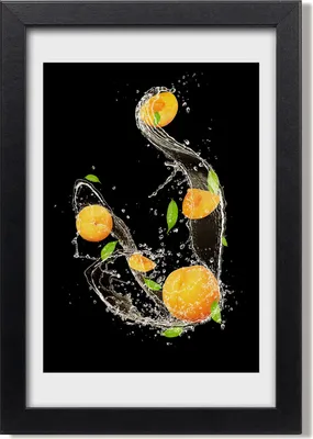 Produktbild von Bild 20x30 MDF-Rahmen, Wandkunst Orangen