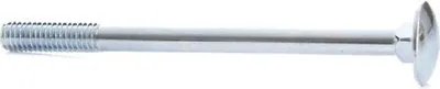 Produktbild von 40x Schrauben DIN 603 Schloßschrauben Flachrund-Schrauben verzinkt Ø M6x80 mm