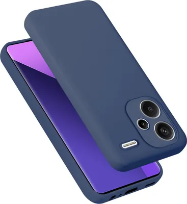 Produktbild von Cadorabo Hülle für Xiaomi Redmi Note 13 Pro Plus Hülle Silikon Handyhülle Case aus flüssigem Silikon, Kratzfeste und stoßfeste Schutzhülle für Xiaomi Redmi Note 13 Pro Plus