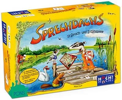 Produktbild von PONS Sprechdachs - 13 Sprach- und Erzählspiele