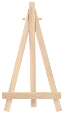 Mini-Staffelei aus Holz, 2 Stück, 15 x 8 cm, tragbar