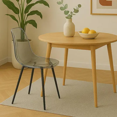 Produktbild von Dmora Stuhl Agate Grau, belastbar bis 120 kg