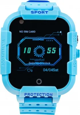 Obrázok produktu pre Detské hodinky s GPS lokátorom KT12 4G - modré