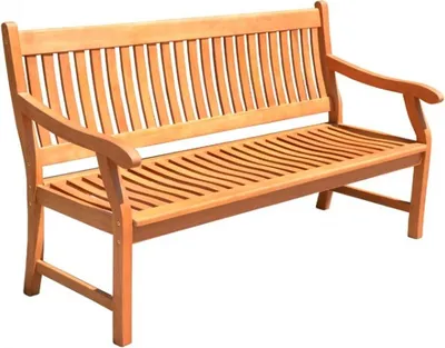 Obrázek produktu pro Zahradní lavička Garden Pleasure New Jersey 985123 přírodní dřevo 158,0 cm