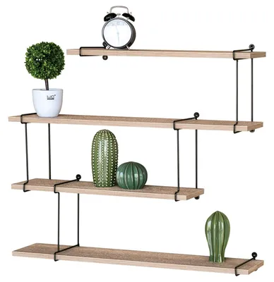 Image de Autronic Tablette suspendue P-065 OAK