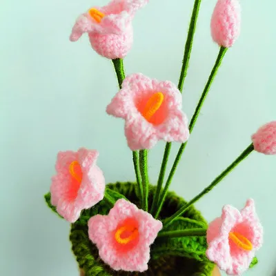 Produktbild von Gewebte Topfpflanzen deco table