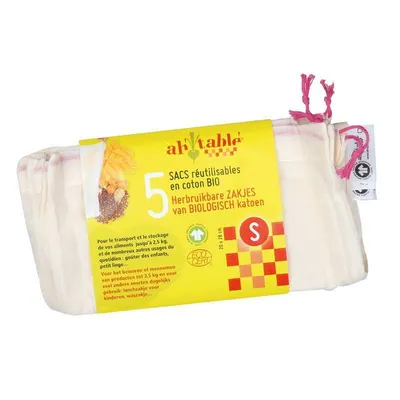 Zdjęcie produktu dla Zestaw 5 toreb wielokrotnego użytku - S