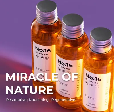 Produktbild von SINOZ NO:16 Miracle Oil - 100 ml Körperöl, Gesichtsöl, Haaröl