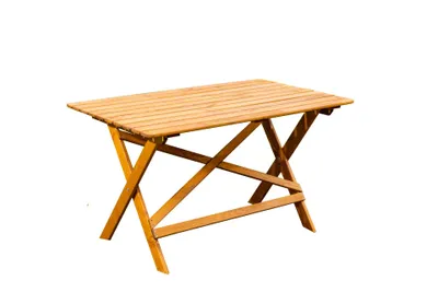 Zdjęcie produktu dla Stół do jadalni na zewnątrz LAXO (LATINA), miodowy 125 cm