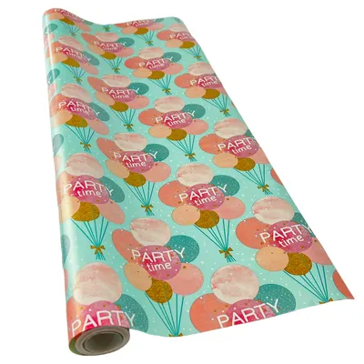 Immagine prodotto di Carta da regalo Party Time 70 cm x 15 metri
