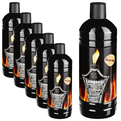 Produktbild von Lampenoel Lampenöl Petroleum Lampe Garten Oel Fackeln Fackel Laterne Öl Innen Camping 6 Liter Flasche Outdoor Oil Öllampe flüssig Gartenfackeln Flameup