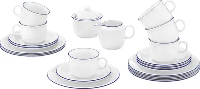 Produktbild von Seltmann Weiden Compact Blaurand Kaffeeservice 20-teilig