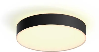 Zdjęcie produktu dla Philips Hue White ambiance Lampa sufitowa Enrave medium, Inteligentne światło sufitowe, Bluetooth/Zigbee, Czarny, LED, Metal, Niewymienialne źródło światła