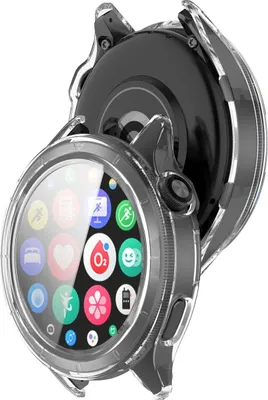 Produktbild von Schutzhülle mit Glas für Xiaomi Watch S4, Bizon Case Watch Adamo, Tranparent