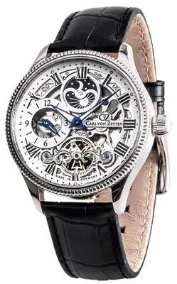Zdjęcie produktu dla Zegarek Carl von Zeyten CVZ0034WHS czarny