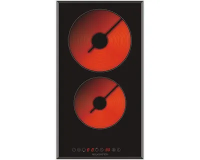 Produktbild von Wolkenstein WEB-C2-F, Schwarz, Integriert, 28.8 cm, Keramik, Glaskeramik, 2 Zone(n)