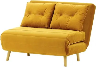 Image de Petit canapé convertible Flic - large de 103 cm-Velluto 8-like oak