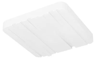 Immagine prodotto di EGLO Plafoniera LED Ferentino, lampada da soffitto con decoro, pannello LED in plastica e metallo in bianco, illuminazione da soffitto bianco caldo, 28 x 28 cm