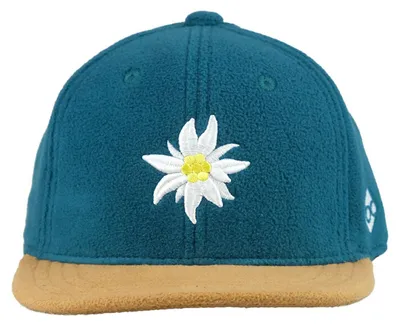 Bavarian Caps Fleece Cap "Edelweiß" mit Snapback Verschluss in blau
