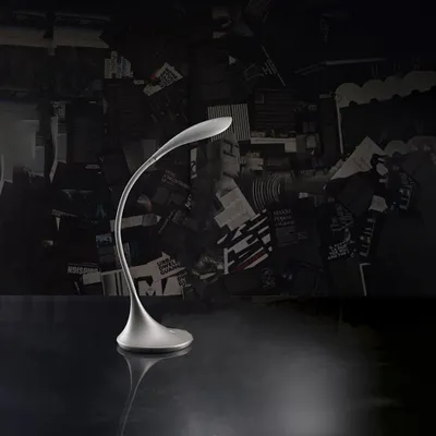 Immagine prodotto di Lampada Da Scrivania Moderna Puddy Acrilico Grigio Led 4,5W 3000K