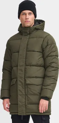 Produktbild von Blend BHzatimi Herren Winterjacke Steppmantel Jacke mit Kapuze Eingrifftaschen Reißverschluss Drückknöpfen Regular fit