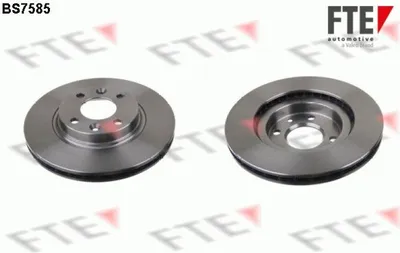Produktbild von 2 Bremsscheiben Vorderachse belüftet Ø 258 mm 22 mm FTE für u.a. DACIA LOGAN