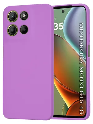 Produktbild von Techsuit - SoftFlex Schutzhülle für Motorola Moto G15 / G15 Power – violett