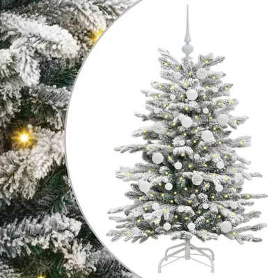 Obrázek produktu pro Umělý Skládací Vánoční Strom Bílá 120 cm PE a PVC